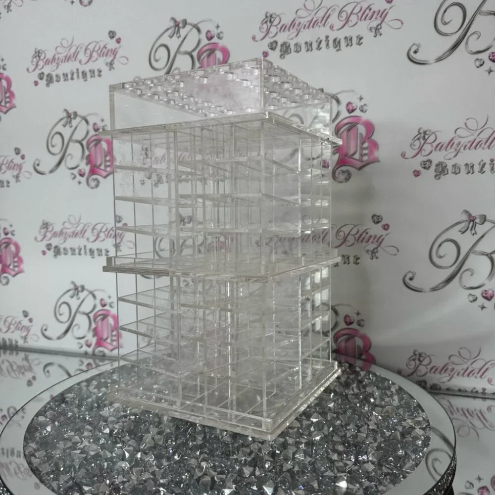 Impressions vanity Makeup Organizer holder lipstick lipgloss Clear Acrylic